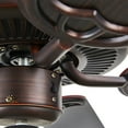 thumbnail image 3 of 52HES5ORB-MB-LED-WH-Concord Fans-Heritage Square - 52 Inch 5 Blade Ceiling Fan with Light Kit   Oil Rubbed Bronze Finish with Oil Rubbed Bronze Blade, 3 of 7