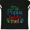 thumbnail image 4 of Inktastic My Poppa Loves Me Boys or Girls Toddler T-Shirt, 4 of 5