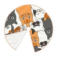 thumbnail image 3 of Kll Funny Cats Christmas Tree Skirt 36",Party Decorations Farmhouse For Christmas Decorations Holiday Party, 3 of 8