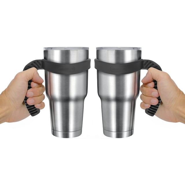 CHILLOUT LIFE Poignée pour Gobelet YETI 30 oz Ozark Trail 30 oz Gobelets Poignée de Remplacement Confortable pour Gobelet YETI 30 oz Plus Poignée Noire Seulement 2 Pack