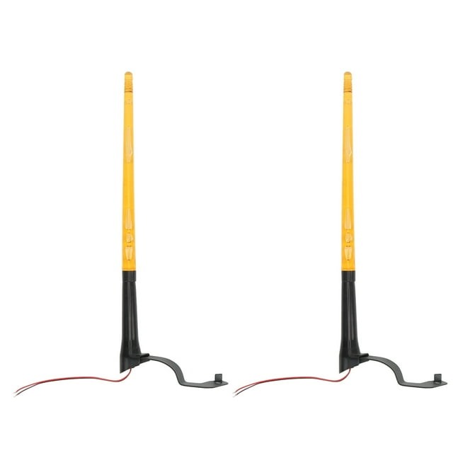 Flagpole Lamp,2 Pcs Whip Lights Lighted Whips Flagpole Flagpole Light User-Friendly Design