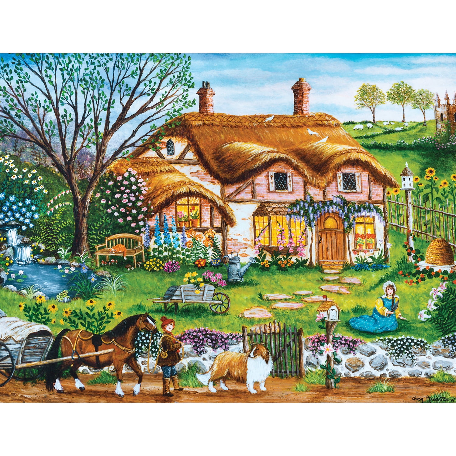 MasterPieces 12pk Artist Gallery Puzzles Landscape & Animal
