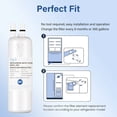 thumbnail image 2 of Flgsk SK01 3-Pack Refrigerator Water Filter, Compatible with Whirlpool, KitchenAid, Kenmore, 2 of 5