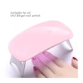 thumbnail image 2 of Nail Lamp 6w Mini Nail Dryer White Pink Uv LED Lamp Portable Usb Interface Very Convenient For Home Use ,Easy to Use, 2 of 7