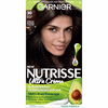 Garnier Nutrisse Nourishing Hair Color Creme, 030 Darkest Brown Sweet Cola