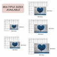 thumbnail image 6 of Valentine's Day Outdoor Rug 4x6 Ft, Non Slip Washable Area Rug, Blue Heart Love Trees Romance Spring Patio Rugs Carpet Runner, Large Floor Mat for Indoor/Outdoor Deck Porch Camping, 6 of 8