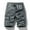Grey, variant on LYMAYTER‌ Casual Cargo Shorts Men's Elastic Waist Summer Workwear Relaxed Fit Utility Pockets Durable 29-40