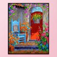 thumbnail image 3 of 11CT punto de cruz completo paisaje DIY impreso pared arte decoración del hogar manualidades Likrtyny decoración de arte, 3 of 9