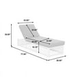 thumbnail image 6 of Simple Weave Chaise Lounge in Blue, 6 of 8
