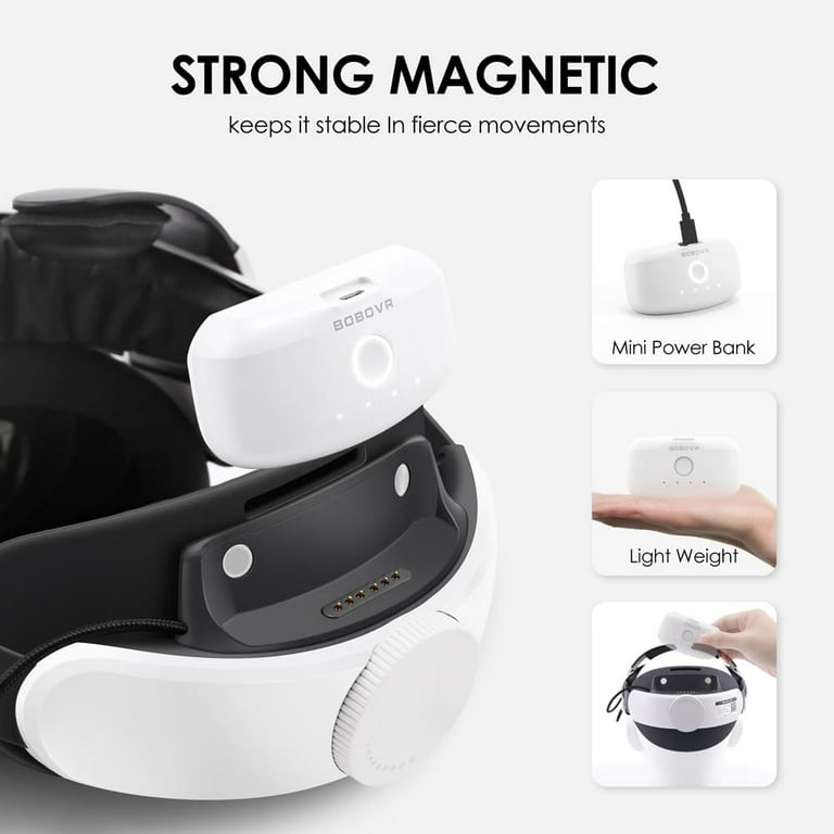 BOBOVR M3 PRO Comfort Battery Head Strap Compatible with