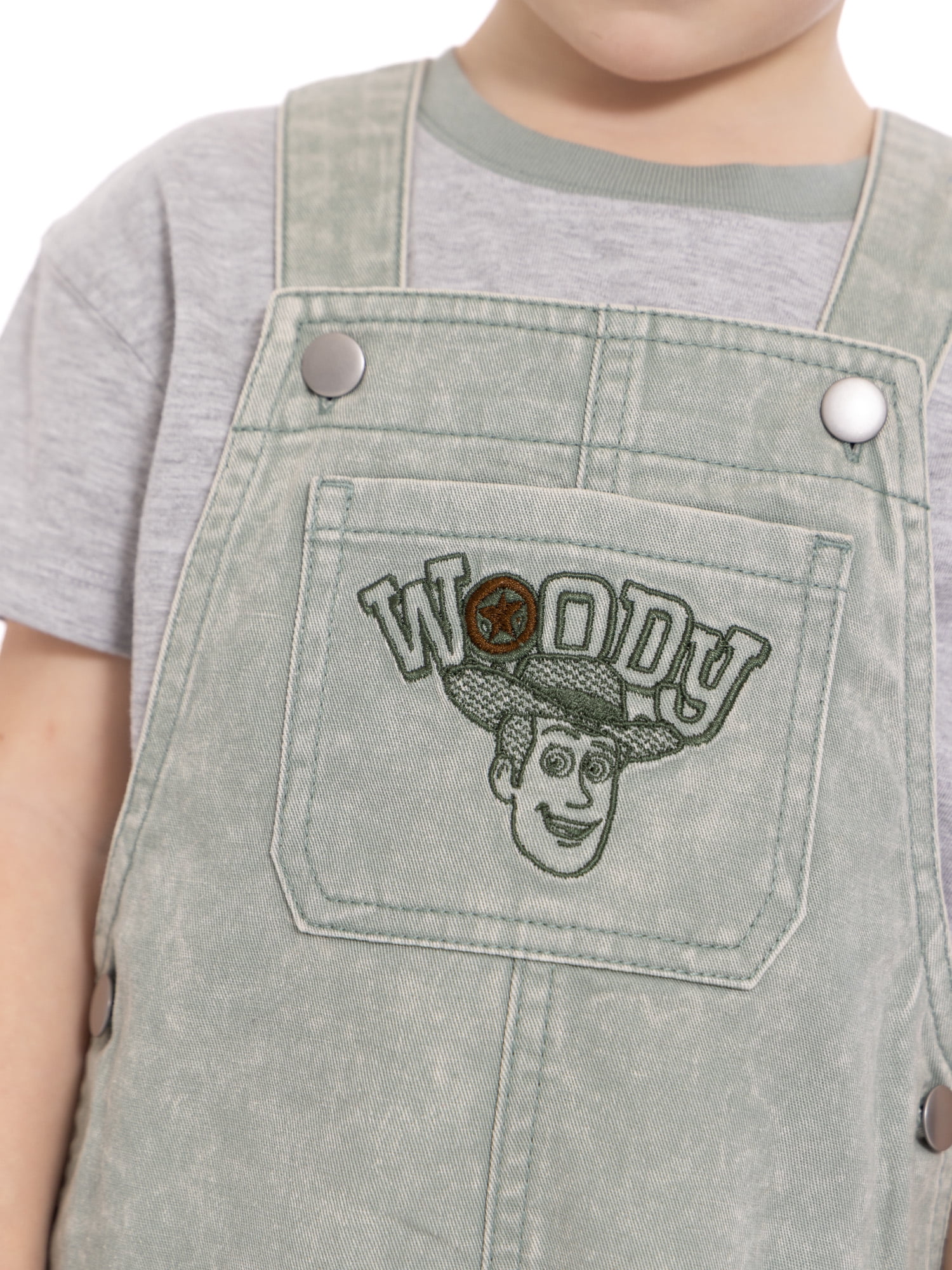 Toy Story Toddler Boys Shortall and Short Sleeve Tee Set, 2-Piece, Sizes 12M-5T