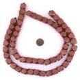 thumbnail image 2 of The Bead Chest Light Brown Cornerless Cube Wood Beads: 15mm Diamond Cut Natural Organic Beads for Jewelry Making, 2 of 4