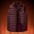 thumbnail image 6 of Kids Heated Vest 9 Heating Zones USB Charging Waterproof Windproof Warm Winter Vest Wine XXL, 6 of 7