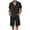 Black, variant on ZZwxWA Mens Oversized 2 Piece Outfits Summer Beach Shirts Set Button Down Lapel Short Sleeve Blouses and Shorts Lounge Sets Tax Free Weekend