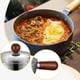 thumbnail image 1 of Cacerola calentadora de de acero inoxidable para el hogar con tapa portátil para hervir compatible con todas las estufas olla para leche 14 cm Plata, 1 of 8