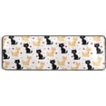 thumbnail image 5 of Dreamtimes Valentine's Day Hallway Runner Rug 2'x6' Kitchen Rug with Rubber Backing Red Black Cats Non Slip Entryway Rug Runner Washable Soft Area Rug for Hallway Bedroom Kitchen Decor, 5 of 6