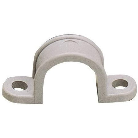 Gardner Bender GCC-120 1/2-Inch Two Hole Plastic Straps, Grey, 20-Pack
