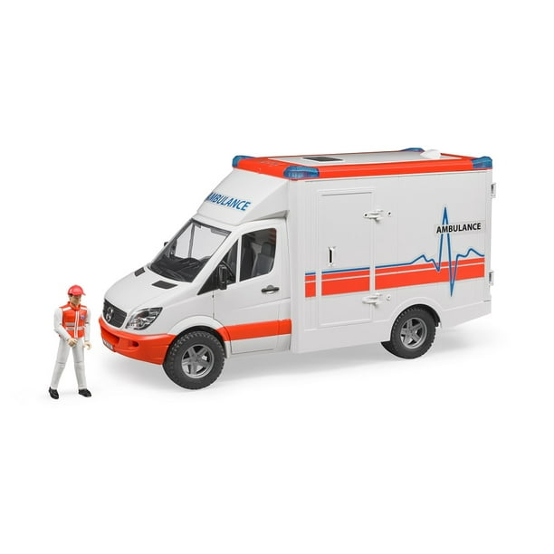 bruder 02536 mb sprinter ambulance with driver vehicle