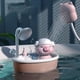 thumbnail image 5 of Juguete para bebé, juguete de baño de cerdito, juguete de cerdito de plástico, rociador, juguete de baño para bebé, construcción robusta, 5 of 8