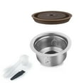 thumbnail image 7 of 304 Stainless Espresso Pods Accessories Refillable Coffee Pods with Integrated Spoon Brush and Sealing Lid, 7 of 7