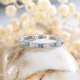 thumbnail image 3 of Eternity Ring with Colorful Zircon - 18K Gold Plated Hand Jewelry for Women and Girls - Fine Gift for Any Occasion, 3 of 4
