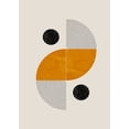 thumbnail image 2 of The Miuus Studio 14x18 Black Ornate Wood Framed with Double Matting Museum Art Print Titled - Retro Shape, 2 of 4