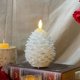 thumbnail image 5 of Lámpara de Vela con Forma de Piña de Navidad (2 Piezas), 5 of 7