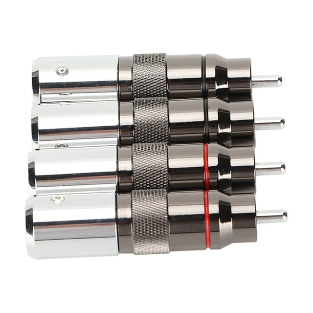 Fiche, Détails Riches Connecteur Sans Perte 4pcs pour Câble Coaxial