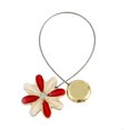 thumbnail image 4 of 2 piezas de alzapaños para cortinas con forma de flor, alzapaños decorativos para cortinas con bolsa de almacenamiento con patrón de mármol, 4 of 5