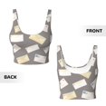 thumbnail image 6 of Sports Bra For Women, Envelope Pattern Sports Bras For Women High Support, Workout Tank Tops Woman With Removable Cups, 6 of 8