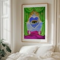 thumbnail image 5 of Descansos - Collage Surrealism Psychedelic Modern Art Abstract Pop Art Fantasy Whimsical Oak Framed Wall Art Print 12 x 16 inches, 5 of 12