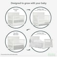 thumbnail image 6 of Evolur Signature Cape May 5-in-1 Full Panel Convertible Crib, White, 6 of 6