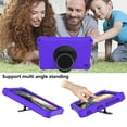 thumbnail image 4 of Dteck Kids Case for Amazon Fire HD 8 / HD 8 Plus 2020 (Latest 10th Generation 2020 Release), Heavy Silicone Shockproof Case Kids Friendly Cover with Shoulder Strap/Handle Stand, Purple, 4 of 7