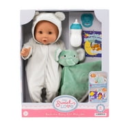 My Sweet Love Bedtime Baby Doll Play Set, Grey Outfit, 14-inch Doll, 6 Pieces Included