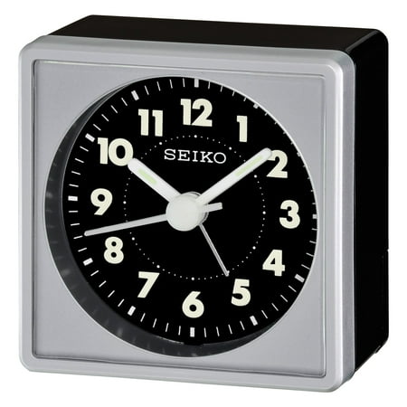 clock alarm seiko small travel clocks wide suitable hayneedle silent