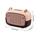 thumbnail image 5 of Matsuzay Altavoz de alta tecnología Reproductor de música inalámbrico Caja de altavoz estéreo portátil Altavoz de graves 5.0 compatible con Cables de audio/vídeo Rosado, 5 of 6