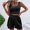 Black, variant on Baqcunre Women's Knitted Two Piece Sleeveless Home Wear Matching Crop Top and High Waisted Shorts Set,Color Black,Size XS-L