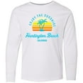 thumbnail image 3 of Inktastic Summer Enjoy the Sunshine Huntington Beach California Blue Long Sleeve Youth T-Shirt, 3 of 5