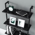 thumbnail image 4 of Paula 5-Tier Wall Mount Bookcase, Black, 4 of 9