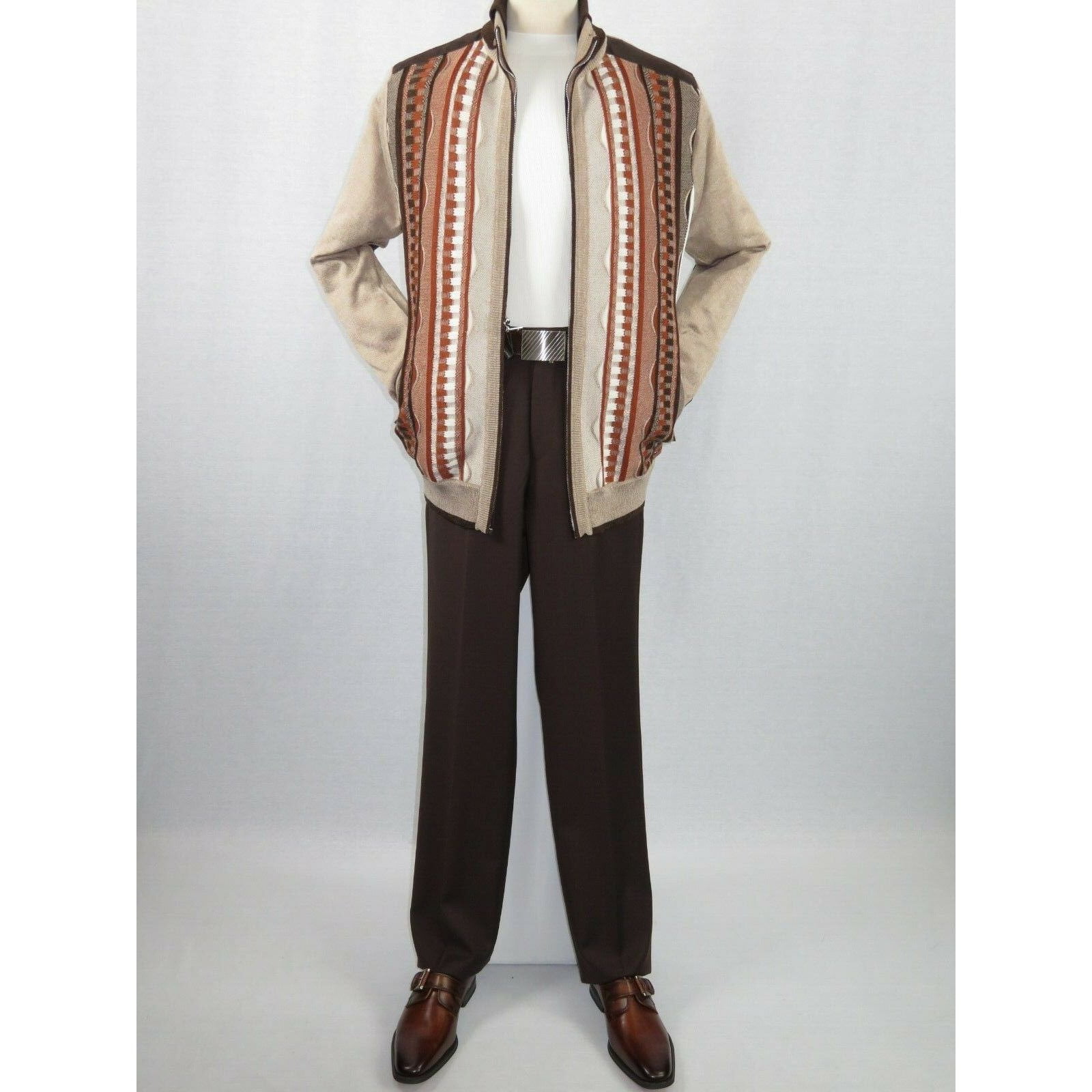 Download Montique - Men Montique Sweater Full Hidden Zipper Front ...