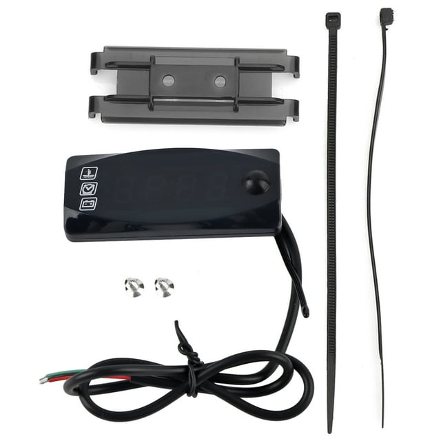 Accesorio de motocicleta, instrumento de motocicleta de 12 V, termómetro LED para motocicleta, instrumento de motocicleta, diseño exquisito