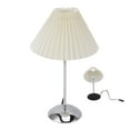thumbnail image 1 of Lampe de Chevet, Lampe de Table Plissée Lumière Douce pour Salon, 1 of 8