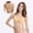 Beige, variant on Sports Bras for Women Lightweight Quick Drying Solid Color Bras for Women Sports Bras for Women Light Impact Molded Cup Strap Sports Bra with Sewn in Pads U-Neck Beach Sports Run Summer