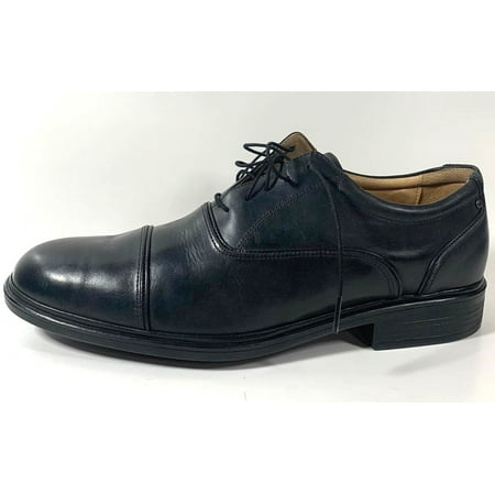 Rockport Men's Cap Toe Oxford Leather Shoes Style 29491, Black - Size 11M US