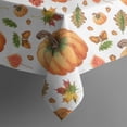 thumbnail image 5 of Happy Thanksgiving Day Square Tablecloth,Waterproof Square Table Cover,Wipeable Spillproof Washable Table Cover for Home Kitchen Party Decor 42"X42"(107x107cm), 5 of 6