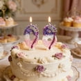 thumbnail image 4 of Princess Crown Braids Number Birthday Candle A, 1Pc, Ideal For Birthday Party Decoration, Cake Topper, 4 of 5