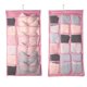 thumbnail image 1 of Bolsa organizadora colgante con 12 + 18 compartimentos para ropa interior y sujetadores, para armario, portátil y plegable., 1 of 5