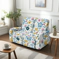 thumbnail image 4 of Xixirimido Recliner Loveseat Slipcover, 6 Pieces Stretch Sofa Covers for 2 Seat Reclining Couch, Soft Washable Furniture Protector with Pockets, Boho Flowers, 4 of 8