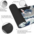 thumbnail image 5 of Japanese Wave Mouse Pad Extended XL Gaming Mice Pad Office Desk Mat with Stitched Edges, Non-Slip Oversized Desk Pad, 31.5 X 11.8 Inch, 5 of 6
