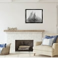 thumbnail image 2 of Stupell Industries Majestic Ship Ocean Photography Coastal Painting Black Floater Framed Art Print Wall Art, 2 of 6